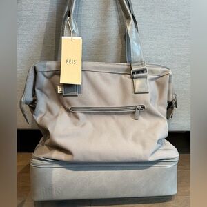 BEIS Convertible Mini Weekender bag - Grey